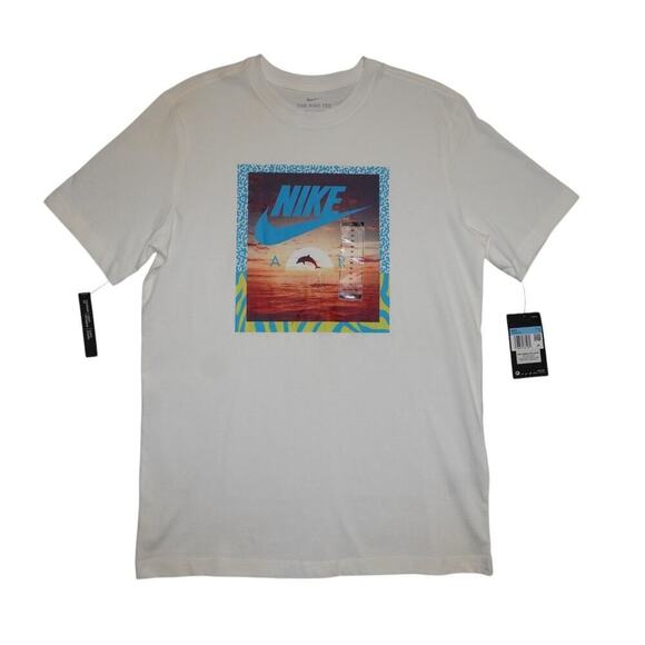 Nike Sunset Dolphin Graphic Tee – Size M (NWT) - Picture 1 of 4